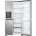 LG Refrigerator | GSLC41PYPE | Energy efficiency class E | Free standing | Side by side | Height 179 cm | Fridge net capacity 420 L | Freezer net capacity 221 L | Display | 36 dB | Grey