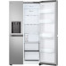 LG Refrigerator | GSLC41PYPE | Energy efficiency class E | Free standing | Side by side | Height 179 cm | Fridge net capacity 420 L | Freezer net capacity 221 L | Display | 36 dB | Grey