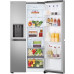 LG Refrigerator | GSLC41PYPE | Energy efficiency class E | Free standing | Side by side | Height 179 cm | Fridge net capacity 420 L | Freezer net capacity 221 L | Display | 36 dB | Grey