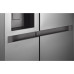 LG Refrigerator | GSLC41PYPE | Energy efficiency class E | Free standing | Side by side | Height 179 cm | Fridge net capacity 420 L | Freezer net capacity 221 L | Display | 36 dB | Grey