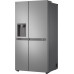 LG Refrigerator | GSLC41PYPE | Energy efficiency class E | Free standing | Side by side | Height 179 cm | Fridge net capacity 420 L | Freezer net capacity 221 L | Display | 36 dB | Grey
