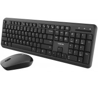 CANYON Zestaw klawiatura i mysz SET-W20 UK/US Velvet Bezprzewodowy Black