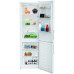 INDESIT Refrigerator | INKS 1361 W4E1 | Energy efficiency class E | Free standing | Combi | Height 185.2 cm | Fridge net capacity 223 L | Freezer net capacity 120 L | 38 dB | White