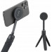 ShiftCam SnapStand Mini - statīvs un pašportreta nūja mobilo fotoattēlu veidošanai ar magnētisko turētāju telefonam (MagSafe) (midnight)