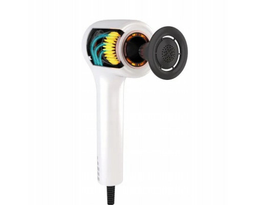 INVICTUS Hair D7 Haartrockner Set 4-tlg, 1600 W, wh