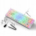 Sharkoon Gaming Tastatur Crystal Shark   weiß             DE
