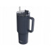 Quokka Stream - Thermal mug of steel stainlessj 1200 ml with a straw (Graphite)