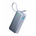 Anker Nano Power Bank (10,000mAh, 30W, Built-In USB-C Cable, Blue)