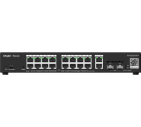 Switch RUIJIE Ruijie Reyee RG-ES220GS-P| Switch Smart, 20 portów, 18xGE, 16xPoE+, 250W, 2xSFP, Cloud