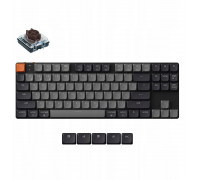 Keychron - K1 QMK Wireless Mechanical Keyboard (Version 6) RGB Backlight (Hot-Swappable) / Keychron Low Profile 2.0 Mechanical / Brown