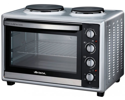 Oven w/hotplates, 60L, steel