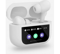 PLATINET TWS EAERPHONES TOUCH DISPLAY  BEZPRZEWODOWE DOUSZNE BLUETOOTH 5.4 300MAH ANC WHITE [46177]