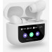 PLATINET TWS EAERPHONES TOUCH DISPLAY  BEZPRZEWODOWE DOUSZNE BLUETOOTH 5.4 300MAH ANC WHITE [46177]