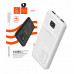 POWER BANK DENMEN BATERIA AWARYJNA 10000mAh BIAŁY DP38 USB + TYP-C