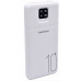 POWER BANK DENMEN BATERIA AWARYJNA 10000mAh BIAŁY DP38 USB + TYP-C