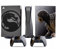 Naklejki Skórki na PlayStation 5 orawith  Pady Motyw Mortal Kombat