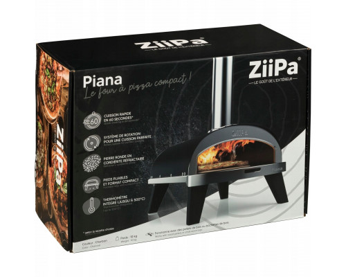ZiiPa Piana Pellet Pizza Oven Węgiel