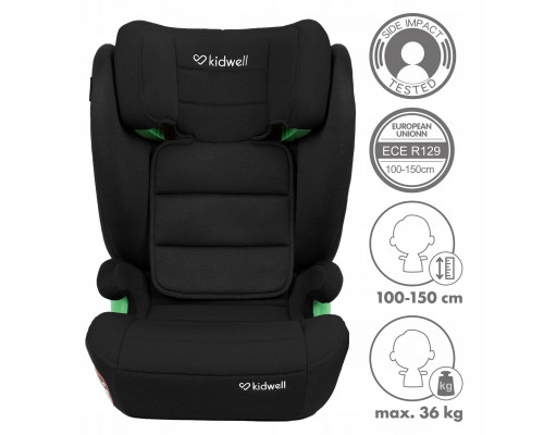 KIDWELL FOTELIK WESTON i-Size Black 5901130098941