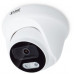 Planet ICA-4480F H.265 4 Mega-pixel Full Color Dome IP Camera:Color Day and Night, supports Warm light LED 4000K up to 25m, Smart IR, 3.6mm Lens, H.265(+)/H.264