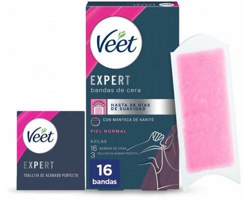 Veet Plastry  Depilacji Ciała Veet Expert Pach (16 Sztuk)