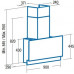 CATA | Hood | Goya PRO 90 BK | Wall mounted | Energy efficiency class A+++ | Plotis 90 cm | 842 m³/h | Touch control | LED | Juodas glass