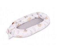 Sensillo KOKON MUŚLIN TEDDY SZARY 80x45