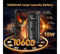 Oukitel WP23 Plus phone, 256/8 GB, black