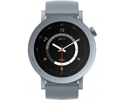 CMF by Nothing Watch Pro 2 Smartwatch, Ash Gray Silicone Strap