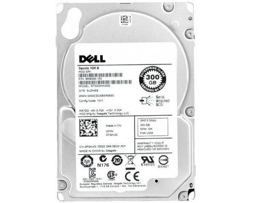 DELL 0MTV7G-RFB dysk twardy 300 GB 10000 RPM 2.5" SAS