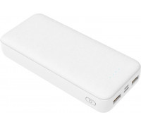PLATINET POWER BANK SET 20000 mAh + 20W PD CHARGER + 1M CABLE WHITE [46220]