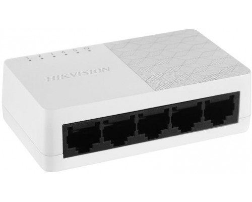 Hikvision DS-3E0105D-O Netzwerk-Switch Fast Ethernet (10/100) Black - White (DS-3E0105D-O)