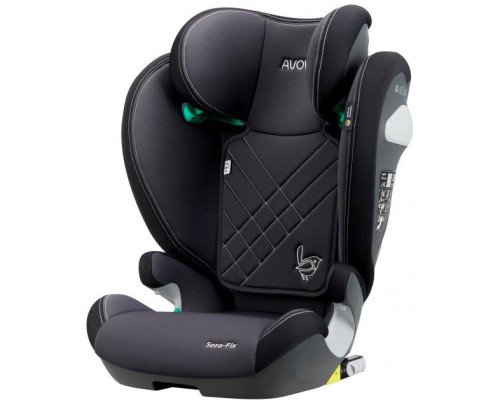 Avova Sora-Fix Autostol R129 100-150cm Grå/sort