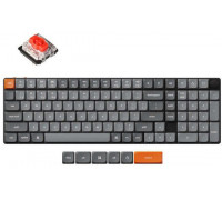 Keychron K17 MAX QMK/VIA Hot Swap Low Profile Mechanical Keyboard, Gateron Red Switches