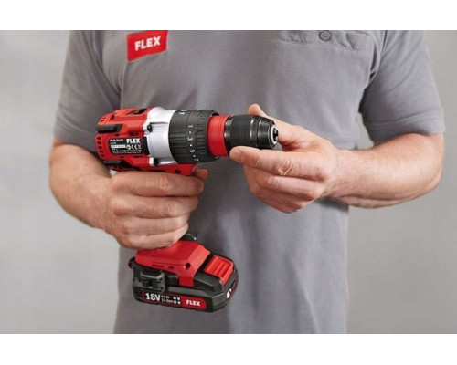 Flex 491233, Power screwdriver, 18 V, 2.67 kg, 218 mm, 116 mm, 2.67 kg - SOLO