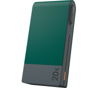 GP Batteries Portable PowerBank M20B, 20000 mAh, Lithium Polymer (LiPo), Quick Charge 3.0, Green