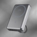 Dudao K28 10000mAh PD 22.5W z MagSafe z metalową obudową i pierścieniem-podstawką - gray