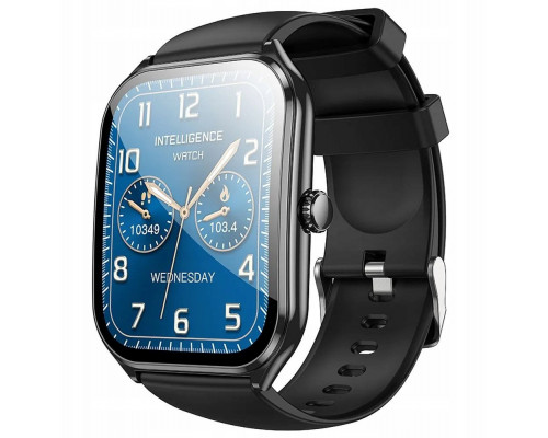 HOCO smartwatch z funkcją rozmowy AMOLED Y28 black