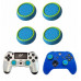 Gripy Nakładki for pada PS3 PS4 PS5 Xbox Gumki Analog Blue, Green 4x