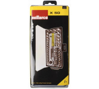 Work it by millarco ®  topnøglesæt 1/4" og 3/8" 50 dele
