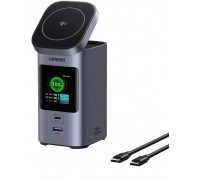 Ładowarka indukcyjna 2w1 / Ugreen Nexode 20000mAh, 145W, Qi2, 2x USB-C, USB
