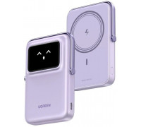 Magnetyczny Power bank UNO Ugreen PB572 10000mAh Qi Violet