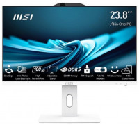 Monoblock PC MSI PRO AP241P 14M Business All in One CPU Core i5 i5-14400 2500 MHz Screen 23.8" RAM 16GB DDR5 5600 MHz SSD 500GB Graphics card Intel UHD Graphics Integrated Colour White PROAP242P14M-892XEU