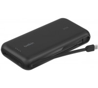 Belkin 20.000mAh schw. 30W integr.USB-C Kab. BPB024hqBK