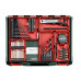 METABO.SB 18 L Mobile workshop + 2 Li-Ion batteries 18V/2.0 Ah with charger SC 30 + 74 elements