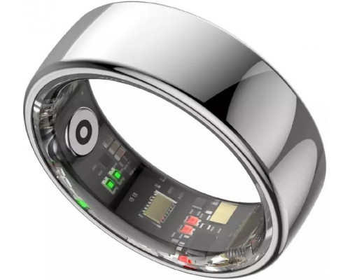 Smart RING PRO srebrny, pomiar stresu, t�tno, monitorowanie snu, roz. 8, Powerton