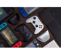 8BitDo Ultimate 2 Wireless BT game controller, PC/Switch, white