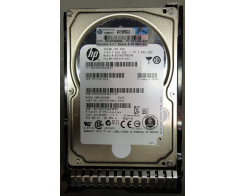 HP 600GB hot-plug dual-port SAS HDD dysk twardy 10000 RPM 2.5"