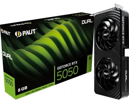 Palit GeForce RTX 5050 Dual 8GB GDDR6 DLSS4 (NE65050019P1-GB2070D)