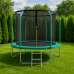 Garden trampoline dla dzieci 312cm with outer mesh i drabinką