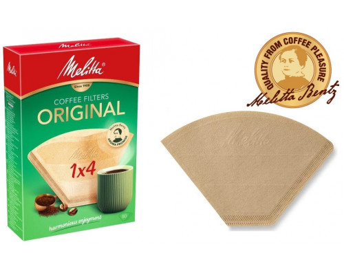 Melitta Papierowe filtry do kawy ORIGINAL 1x4 80szt, CLASSIC, rozmiar 4